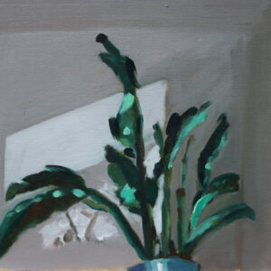 painting of plant bij dutch artist